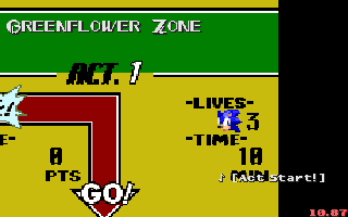 gif showcasing Sonic Blast's title card in SRB2